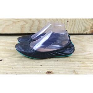 Tieks Ballet Flats 8 Black Leather Ballerina By Gavrieli Slip On Shoes